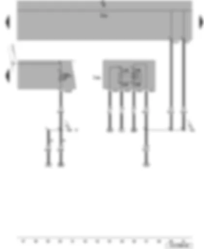 Wiring Diagram  VW JETTA 2009 - Onboard supply control unit - terminal 50 voltage supply relay