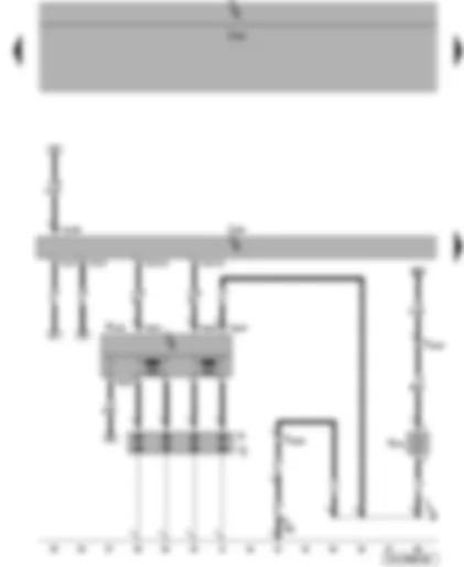 Wiring Diagram  VW JETTA 2010 - Engine control unit - heater element for crankcase breather - ignition transformer