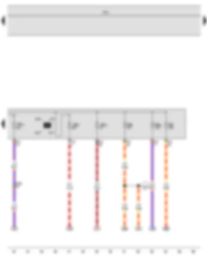 Wiring Diagram  VW JETTA 2010 - Onboard supply control unit - Fuse 6 on fuse holder B - Fuse 7 on fuse holder B - Fuse 10 on fuse holder B - Fuse 14 on fuse holder B - Fuse 24 on fuse holder B - Fuse 27 on fuse holder B