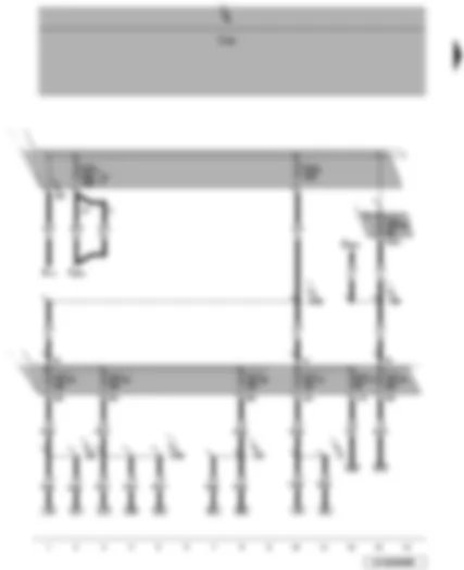 Wiring Diagram  VW JETTA 2009 - Battery - onboard power supply control unit - fuses