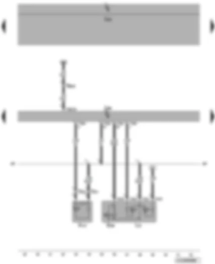 Wiring Diagram  VW JETTA 2009 - Driver side interior locking button for central locking system - driver door control unit - driver side interior locking warning lamp