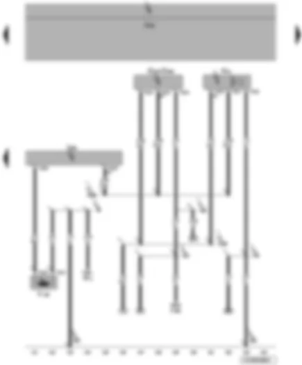 Wiring Diagram  VW JETTA 2009 - Interior monitoring sensor - vehicle inclination sender - alarm horn - convenience system central control unit - tank filler flap locking motor