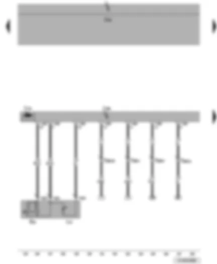 Wiring Diagram  VW JETTA 2009 - Rear left window regulator switch - in door - rear left door control unit - button illumination bulb - rear left window regulator motor