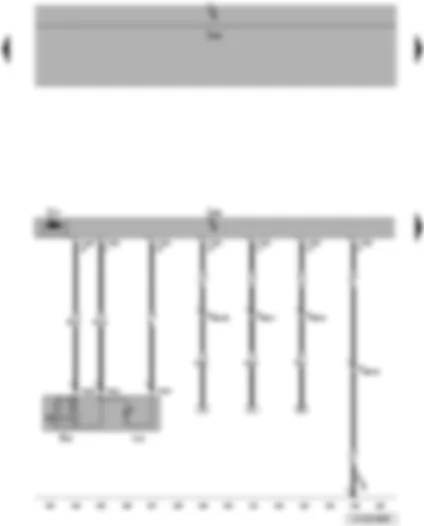 Wiring Diagram  VW JETTA 2009 - Rear right window regulator switch - in door - rear right door control unit - button illumination bulb