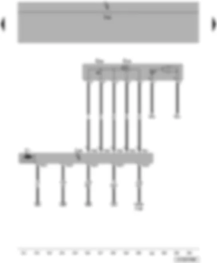 Wiring Diagram  VW JETTA 2009 - Sliding sunroof adjustment regulator - sunroof button - sliding sunroof adjustment control unit - sliding sunroof motor