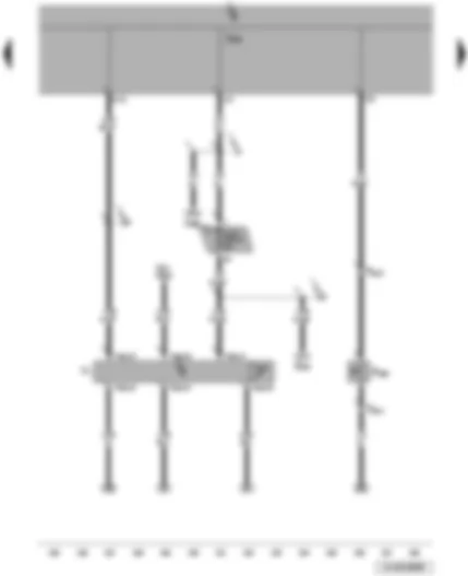 Wiring Diagram  VW JETTA 2009 - Bonnet contact switch - onboard supply control unit - automatic anti-dazzle interior mirror