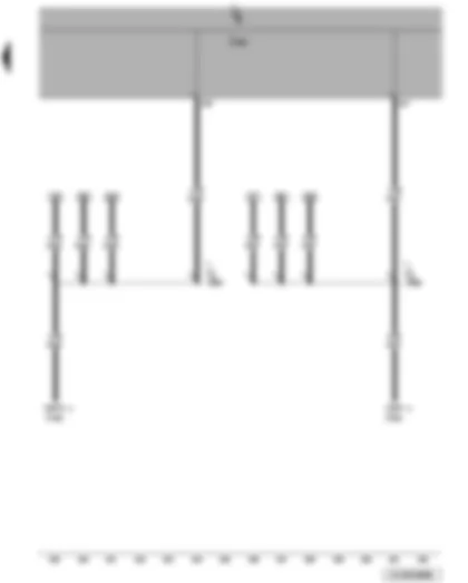 Wiring Diagram  VW JETTA 2009 - Onboard supply control unit