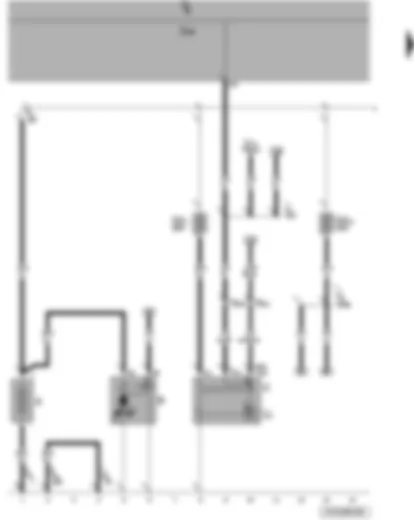 Wiring Diagram  VW JETTA 2009 - Battery - starter - alternator - voltage regulator