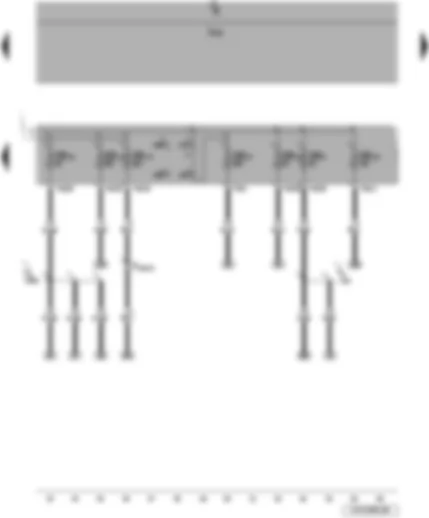 Wiring Diagram  VW JETTA 2009 - Fuses SB