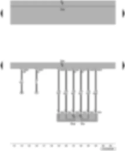 Wiring Diagram  VW JETTA 2009 - Accelerator position sender - accelerator position sender 2 - engine control unit