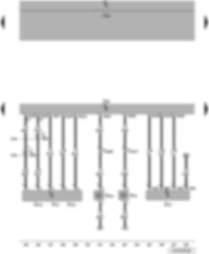 Wiring Diagram  VW JETTA 2009 - Air mass meter - exhaust gas recirculation potentiometer - engine control unit - exhaust gas recirculation valve - charge pressure control solenoid valve - exhaust gas recirculation 2-way valve - exhaust gas recirculation valve 2