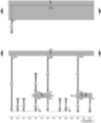 Wiring Diagram  VW JETTA 2009 - Brake light switch - brake pedal switch - cutch position sender - engine control unit