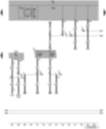 Wiring Diagram  VW JETTA 2009 - Onboard supply control unit - engine control unit - terminal 15 voltage supply relay 2