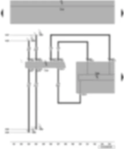 Wiring Diagram  VW JETTA 2009 - Control unit in dash panel insert - data bus diagnostic interface