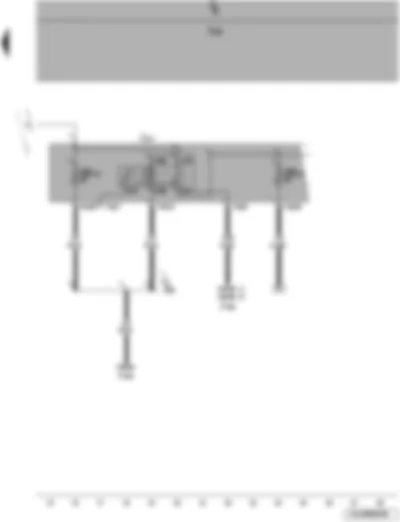 Wiring Diagram  VW JETTA 2009 - Terminal 30 voltage supply relay