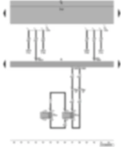 Wiring Diagram  VW JETTA 2009 - Radio - front right loudspeaker