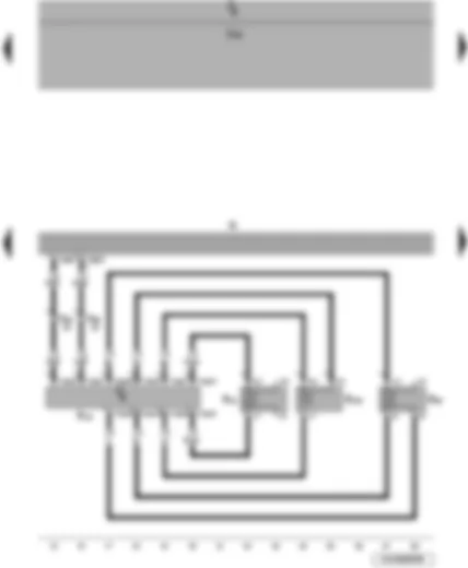 Wiring Diagram  VW JETTA 2010 - Radio - left frequency switch - front left treble loudspeaker - front left bass loudspeaker - front left mid-range loudspeaker