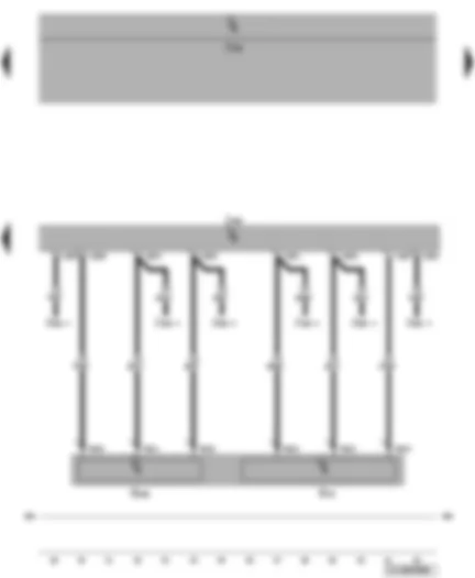 Wiring Diagram  VW JETTA 2010 - Accelerator position sender - accelerator position sender 2 - engine speed governor control unit