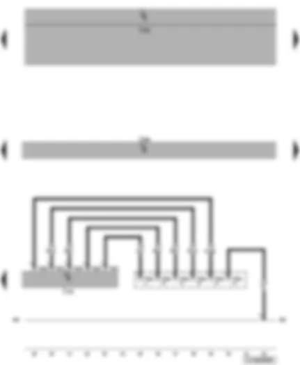 Wiring Diagram  VW JETTA 2009 - PDA control unit - special vehicle control unit - coupling point PDA-interface