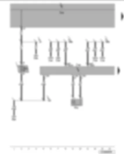 Wiring Diagram  VW JETTA 2009 - Parking aid control unit - onboard supply control unit