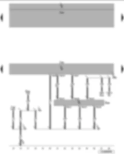 Wiring Diagram  VW JETTA 2009 - Parking aid button - parking aid control unit