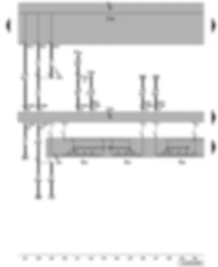 Wiring Diagram  VW JETTA 2010 - Intermittent wiper switch - intermittent wiper regulator - washer pump switch - onboard power supply control unit - steering column electronics control unit