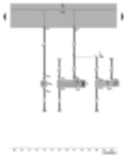 Wiring Diagram  VW JETTA 2010 - Bonnet contact switch - rain and light detector sensor - wiper motor control unit - onboard supply control unit - windscreen wiper motor