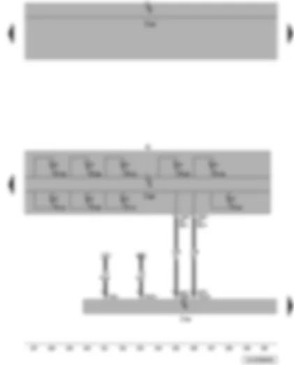 Wiring Diagram  VW JETTA 2010 - Ddata bus diagnostic interface - dash panel insert - warning lamps