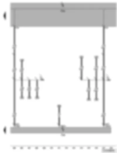 Wiring Diagram  VW JETTA 2010 - Onboard supply control unit - data bus diagnostic interface