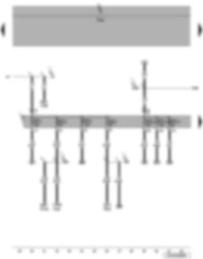 Wiring Diagram  VW JETTA 2010 - Onboard power supply control unit - fuses (SC)