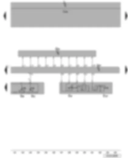 Wiring Diagram  VW JETTA 2010 - Cruise control system switch - multifunction display call-up button - reset button - cruise control system (CCS) SET button - steering angle sender - onboard supply control unit - steering column electronics control unit