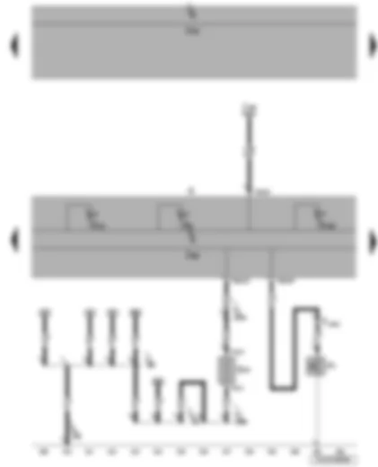 Wiring Diagram  VW JETTA 2010 - Oil pressure switch - front left brake pad wear sender - control unit in dash panel insert - dash panel insert