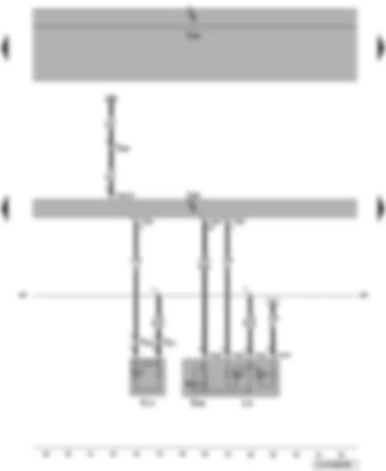 Wiring Diagram  VW JETTA 2010 - Driver side interior locking button for central locking system - driver door control unit - driver side interior locking warning lamp