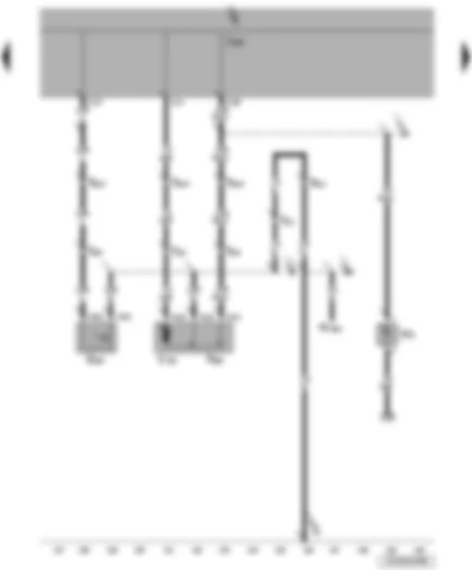 Wiring Diagram  VW JETTA 2010 - Rear lid handle release button - rear lid lock unit - rear lid release motor - luggage compartment light