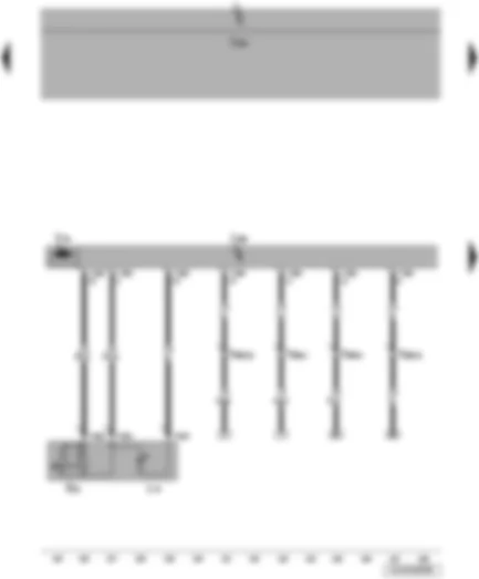 Wiring Diagram  VW JETTA 2010 - Rear left window regulator switch - in door - rear left door control unit - button illumination bulb - rear left window regulator motor