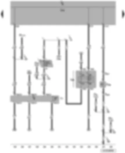 Wiring Diagram  VW JETTA 2010 - Bonnet contact switch - onboard supply control unit - terminal 15 voltage supply relay 2 - automatic anti-dazzle interior mirror