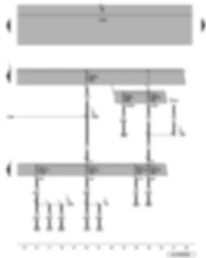 Wiring Diagram  VW JETTA 2010 - Onboard power supply control unit - fuses