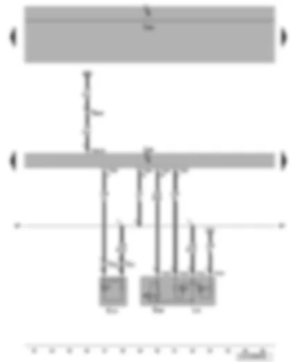 Wiring Diagram  VW JETTA 2010 - Driver side interior locking button for central locking system - driver door control unit - driver side interior locking warning lamp