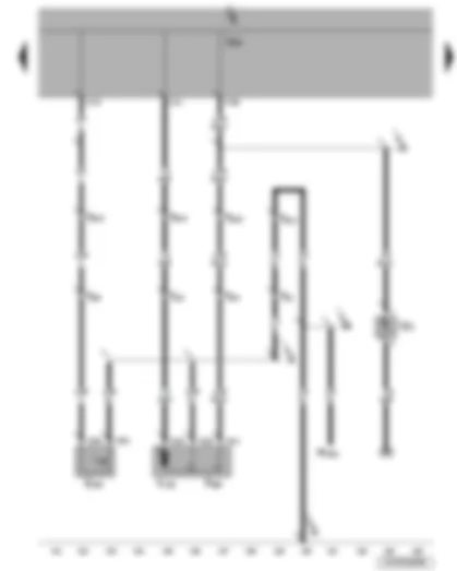 Wiring Diagram  VW JETTA 2010 - Rear lid handle release button - rear lid lock unit - rear lid release motor - luggage compartment light