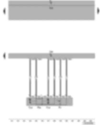 Wiring Diagram  VW JETTA 2010 - Rear right door contact switch - rear right central locking lock unit - rear right door central locking deadlock function motor - rear right door central locking motor - lock