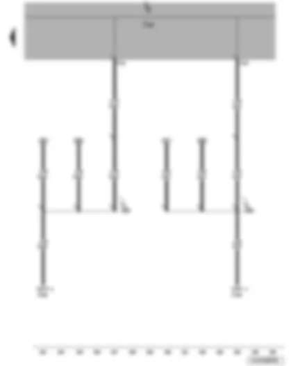 Wiring Diagram  VW JETTA 2010 - Onboard supply control unit