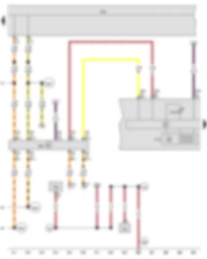 Wiring Diagram  VW JETTA 2010 - Data bus diagnostic interface - Electronic power control fault lamp