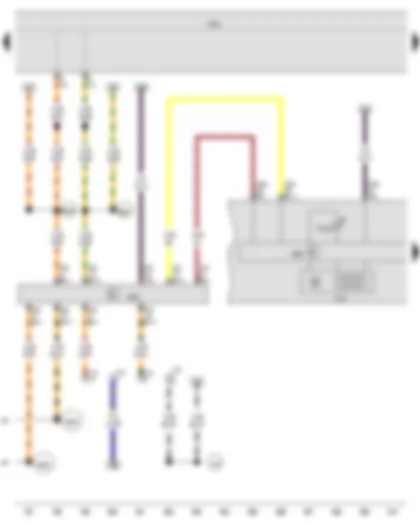 Wiring Diagram  VW JETTA 2010 - Data bus diagnostic interface - Electronic power control fault lamp