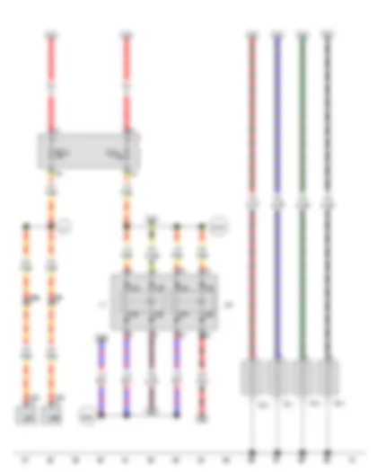 Wiring Diagram  VW JETTA 2010 - Fuel pump relay - Electric fuel pump 2 relay - Glow plug 1 - Glow plug 2 - Glow plug 3 - Glow plug 4