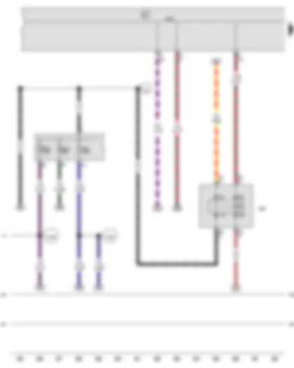 Wiring Diagram  VW JETTA 2010 - Terminal 15 voltage supply relay 2