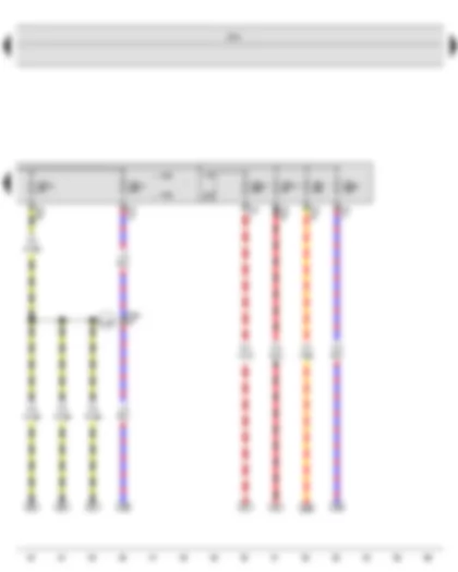 Wiring Diagram  VW JETTA 2010 - Onboard supply control unit