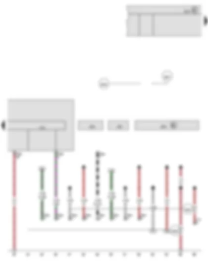 Wiring Diagram  VW JETTA 2010 - ABS control unit - Onboard supply control unit - Data bus diagnostic interface