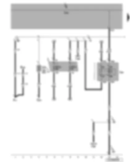 Wiring Diagram  VW JETTA 2010 - Control unit in dash panel insert - terminal 15 voltage supply relay 2 - terminal 50 voltage supply relay - onboard supply control unit