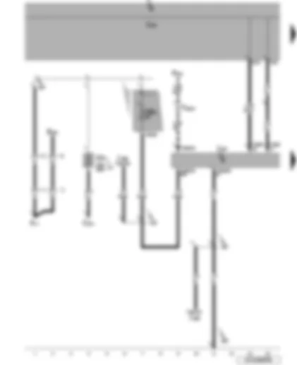 Wiring Diagram  VW JETTA 2010 - Onboard power supply control unit - steering column electronics control unit
