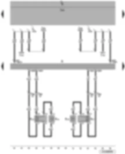 Wiring Diagram  VW JETTA 2010 - Radio - rear left loudspeaker - rear right loudspeaker